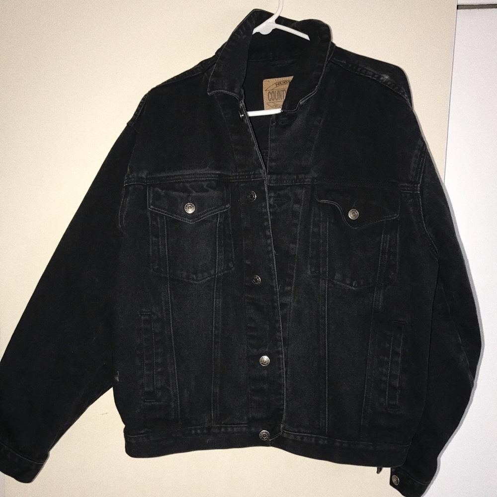 Vintage oversized denim jacket